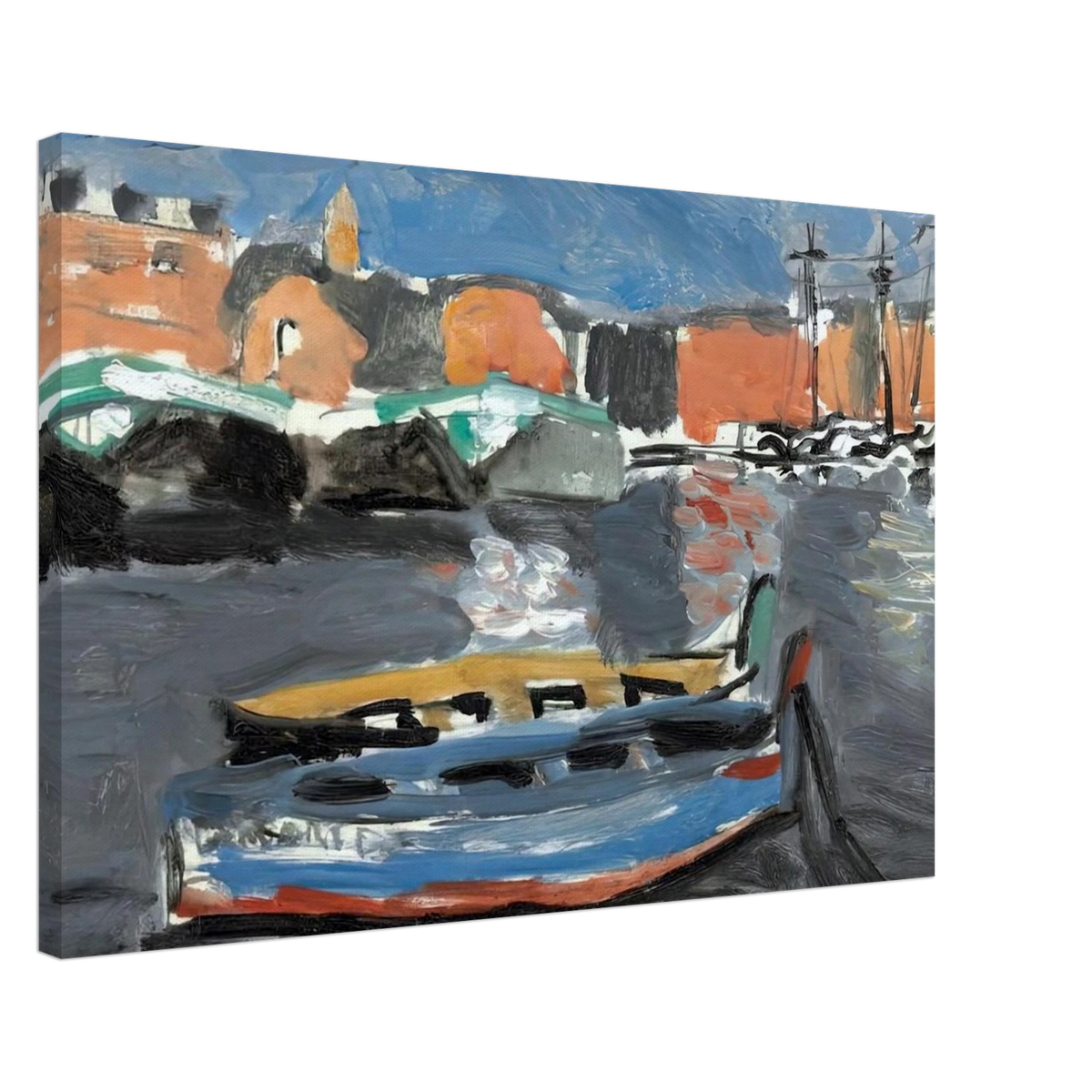PORT DE MARSEILLE 1917 Canvas | Henri Matisse Canvas | Henri Matisse Print