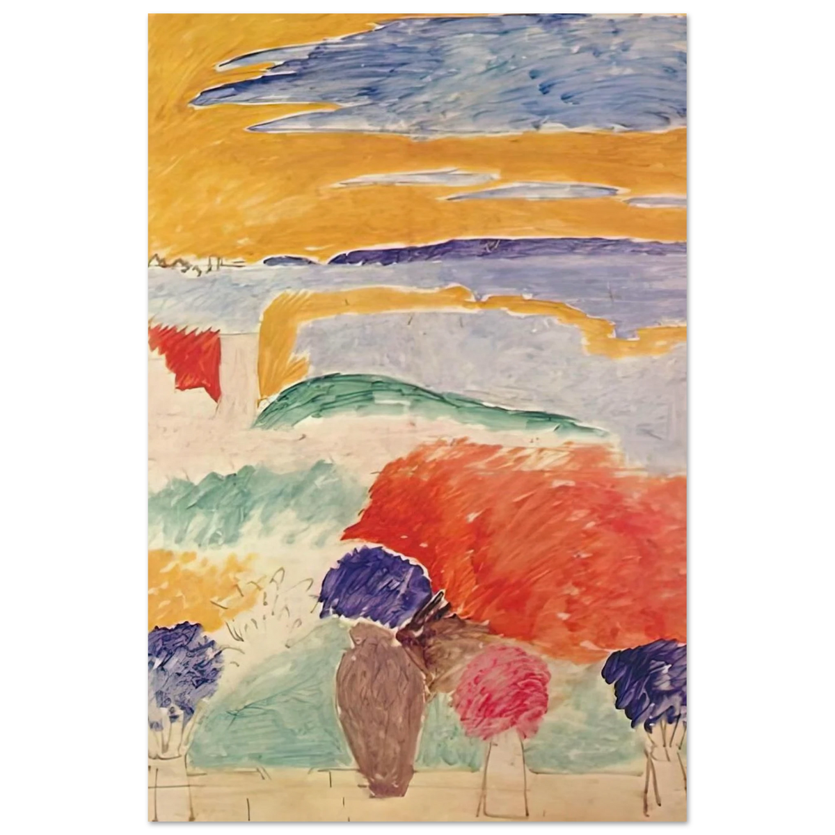 OPEN WINDOW AT TANGIER 1913 Poster | Henri Matisse Poster | Henri Matisse Print