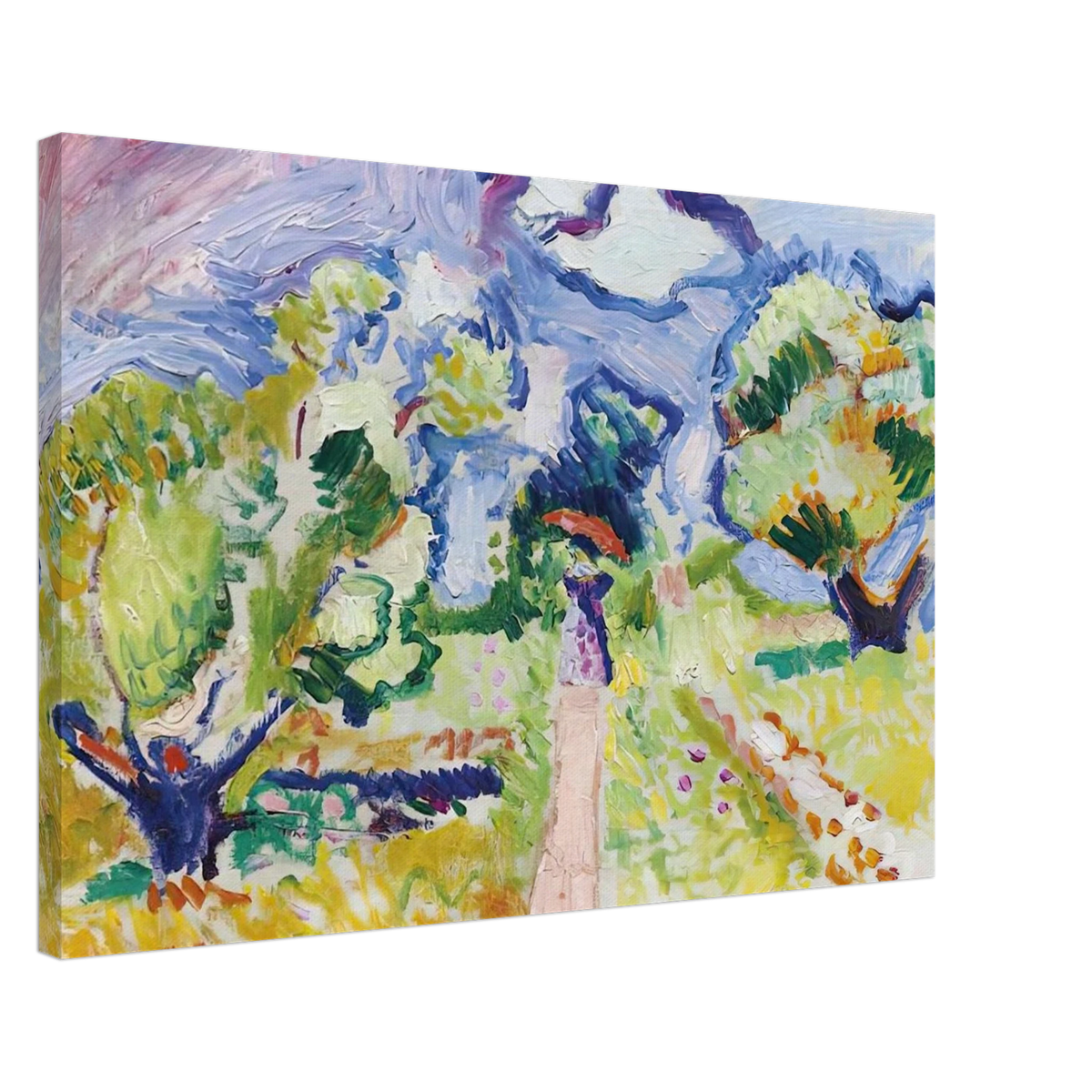 PROMENADE DES OLIVIERS 1905 Canvas | Henri Matisse Canvas | Henri Matisse Print