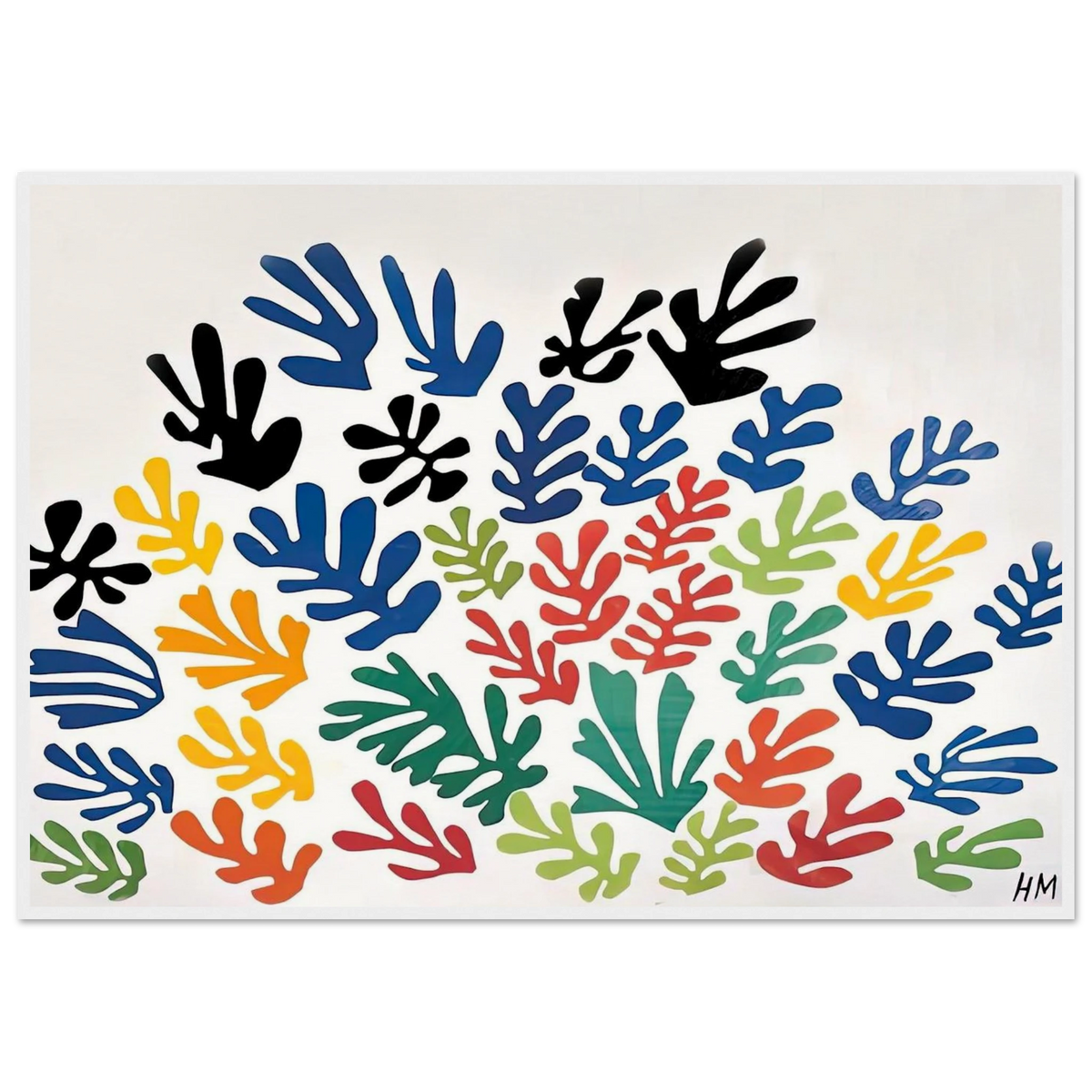 LA GERBE 1953 Framed Poster | Henri Matisse Framed Prints Wall Art | Henri Matisse Print