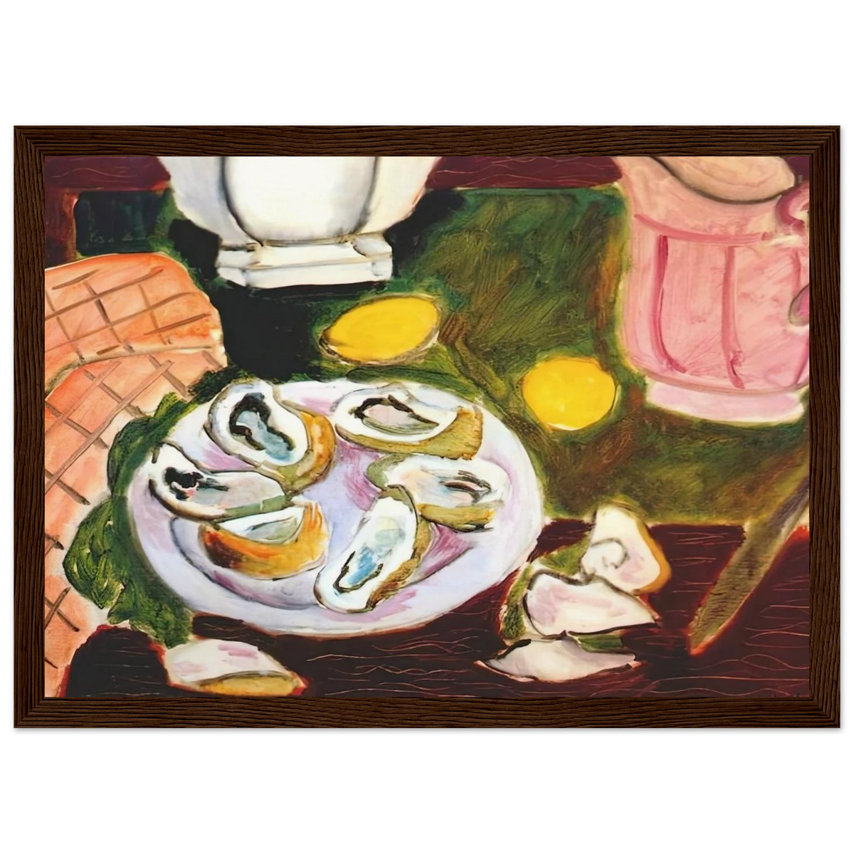 OYSTERS 1940 Framed Poster | Henri Matisse Framed Prints Wall Art | Henri Matisse Print