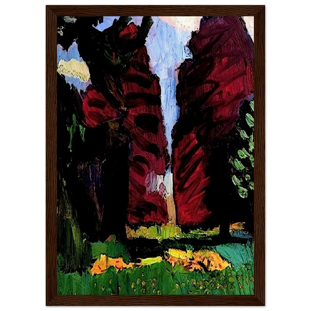 COPPER BEECHES 1901 Framed Poster | Henri Matisse Framed Prints Wall Art | Henri Matisse Print