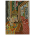INTERIOR FLOWERS AND PARAKEETS 1924 Poster | Henri Matisse Poster | Henri Matisse Print