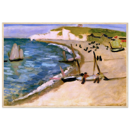 AHT AMONT CLIFFS AT ETRETAT 1921 Framed Poster | Henri Matisse Framed Prints Wall Art | Henri Matisse Print