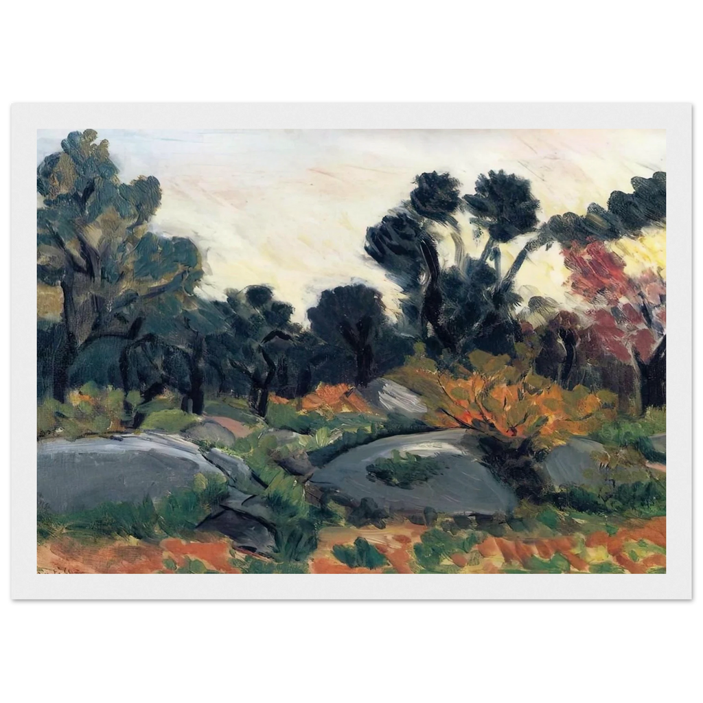 LANDSCAPE 3 Framed Poster | Henri Matisse Framed Prints Wall Art | Henri Matisse Print
