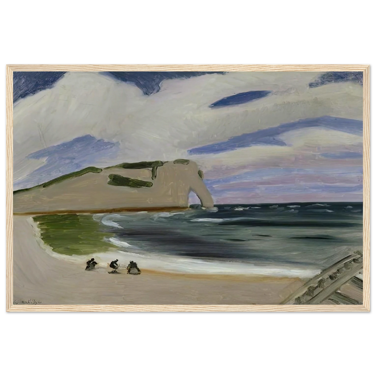 WOMEN ON THE BEACH ETRETAT 1920 Framed Poster | Henri Matisse Framed Prints Wall Art | Henri Matisse Print