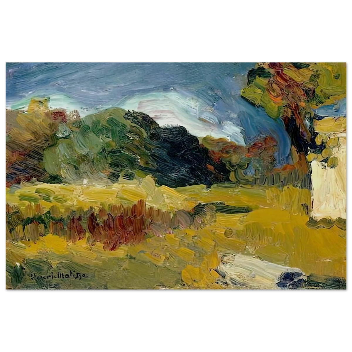 LANDSCAPE OF CORSICA Poster | Henri Matisse Poster | Henri Matisse Print
