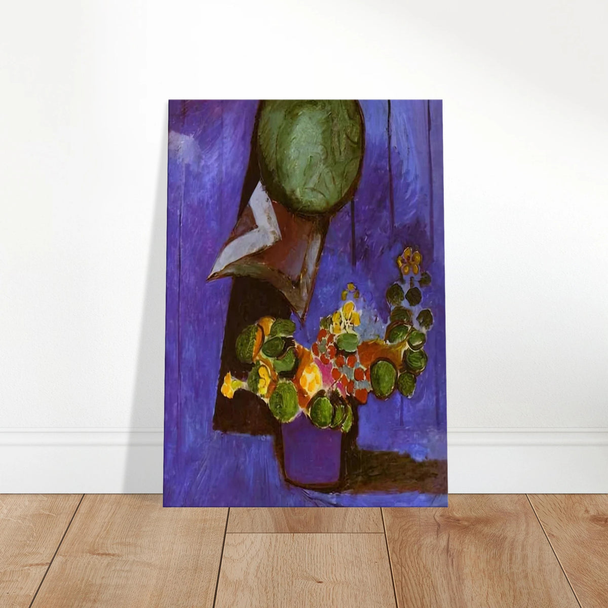 FLOWERS AND CERAMIC PLATE Canvas | Henri Matisse Canvas | Henri Matisse Print