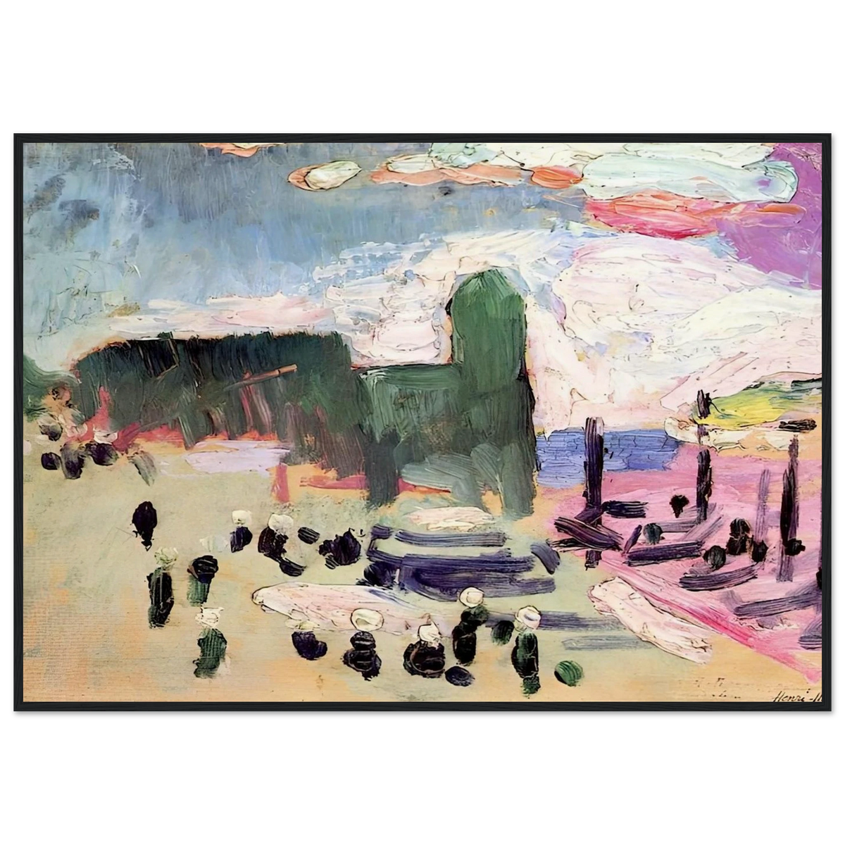 COLLIOURE 1905 Framed Poster | Henri Matisse Framed Prints Wall Art | Henri Matisse Print