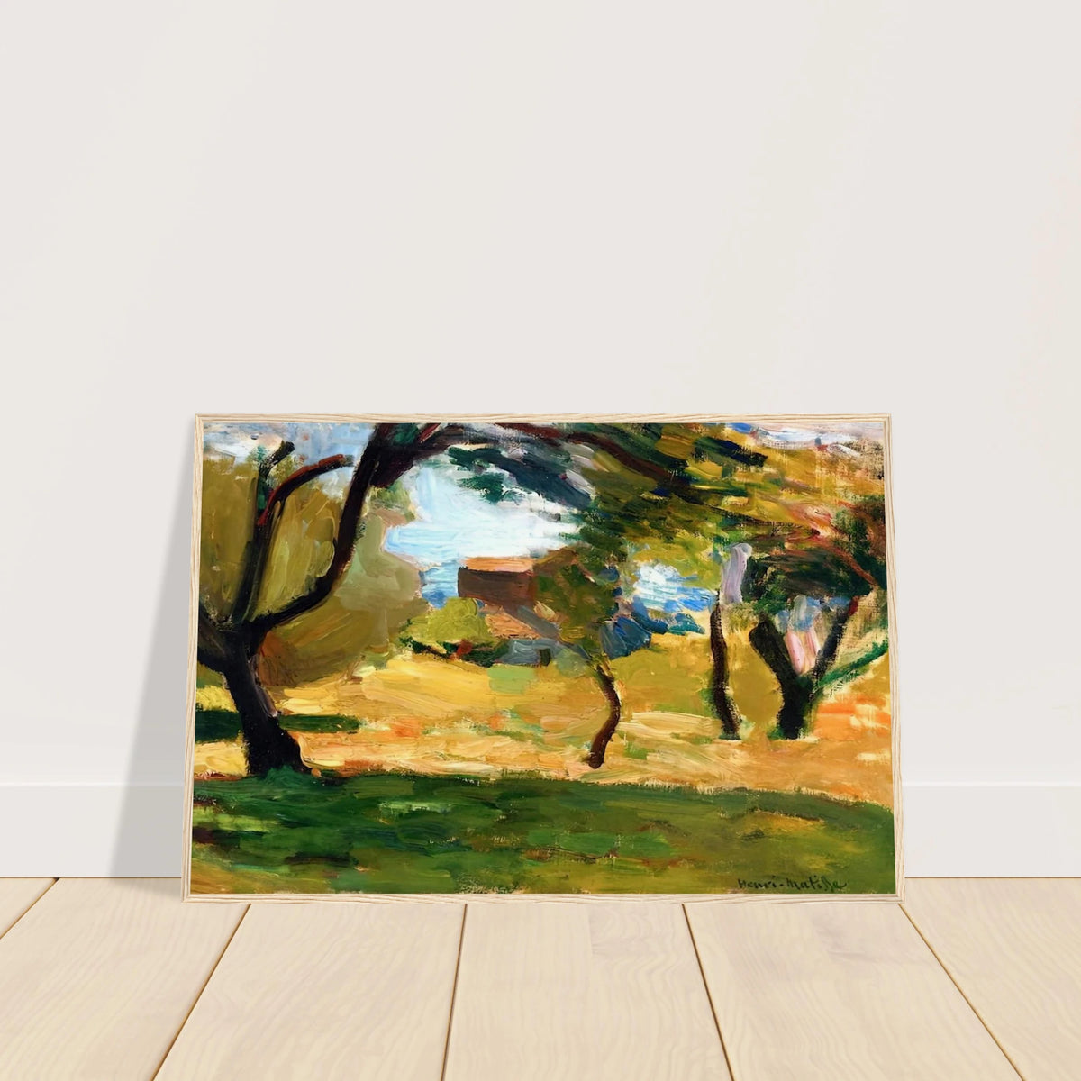 CORSICAN LANDSCAPE 1898 1 Framed Poster | Henri Matisse Framed Prints Wall Art | Henri Matisse Print