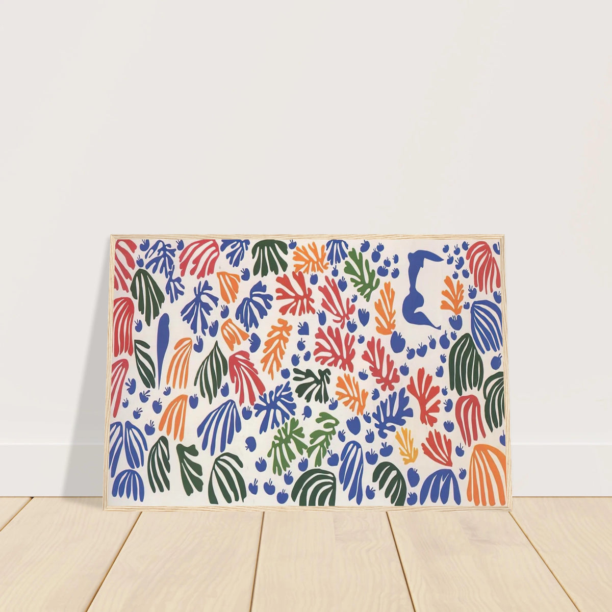 LA PERRUCHE ET LA SIRENE 1952 Framed Poster | Henri Matisse Framed Prints Wall Art | Henri Matisse Print