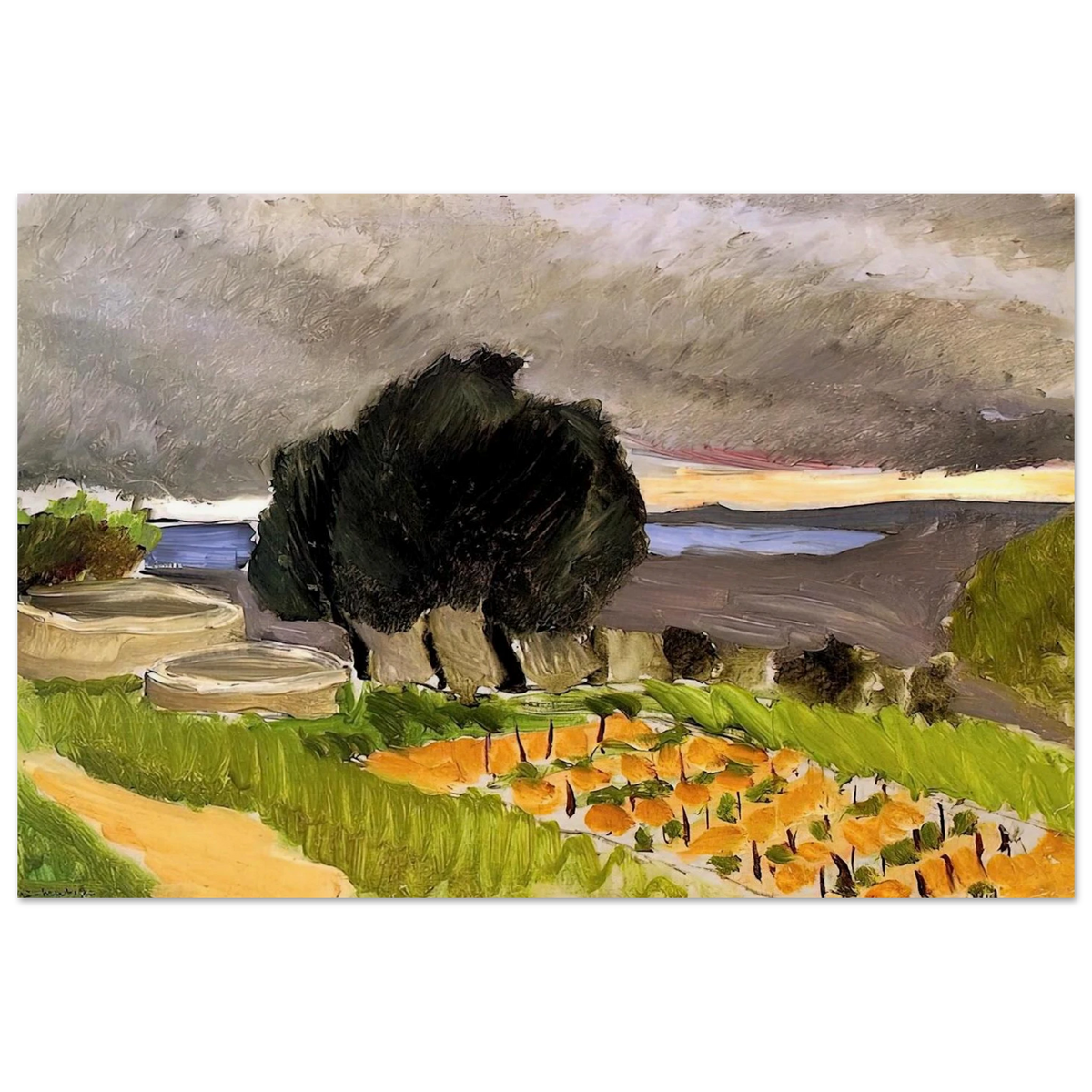 LANDSCAPE OF THE MIDI BEFORE THE STORM 1921 Poster | Henri Matisse Poster | Henri Matisse Print