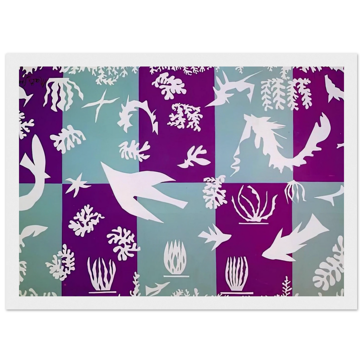 POLYNESIA LA MER 1946 Framed Poster | Henri Matisse Framed Prints Wall Art | Henri Matisse Print