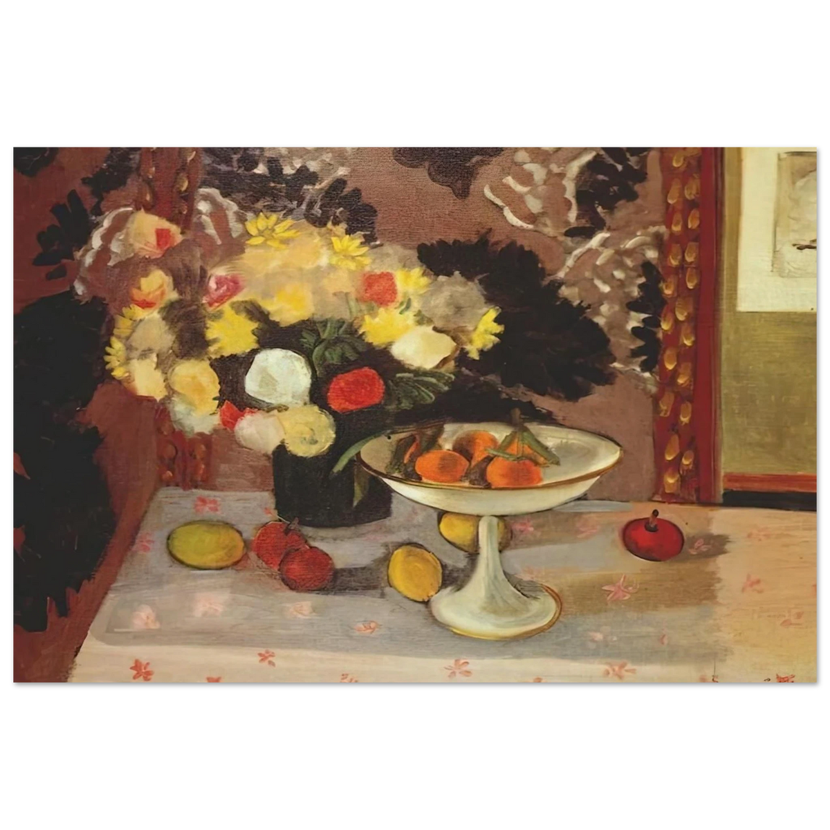 STILL LIFE BOUQUET AND COMPOTIER 1925 Poster | Henri Matisse Poster | Henri Matisse Print