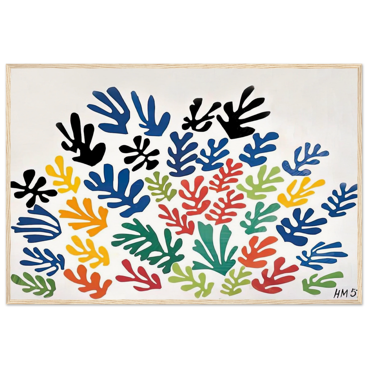 LA GERBE 1953 Framed Poster | Henri Matisse Framed Prints Wall Art | Henri Matisse Print