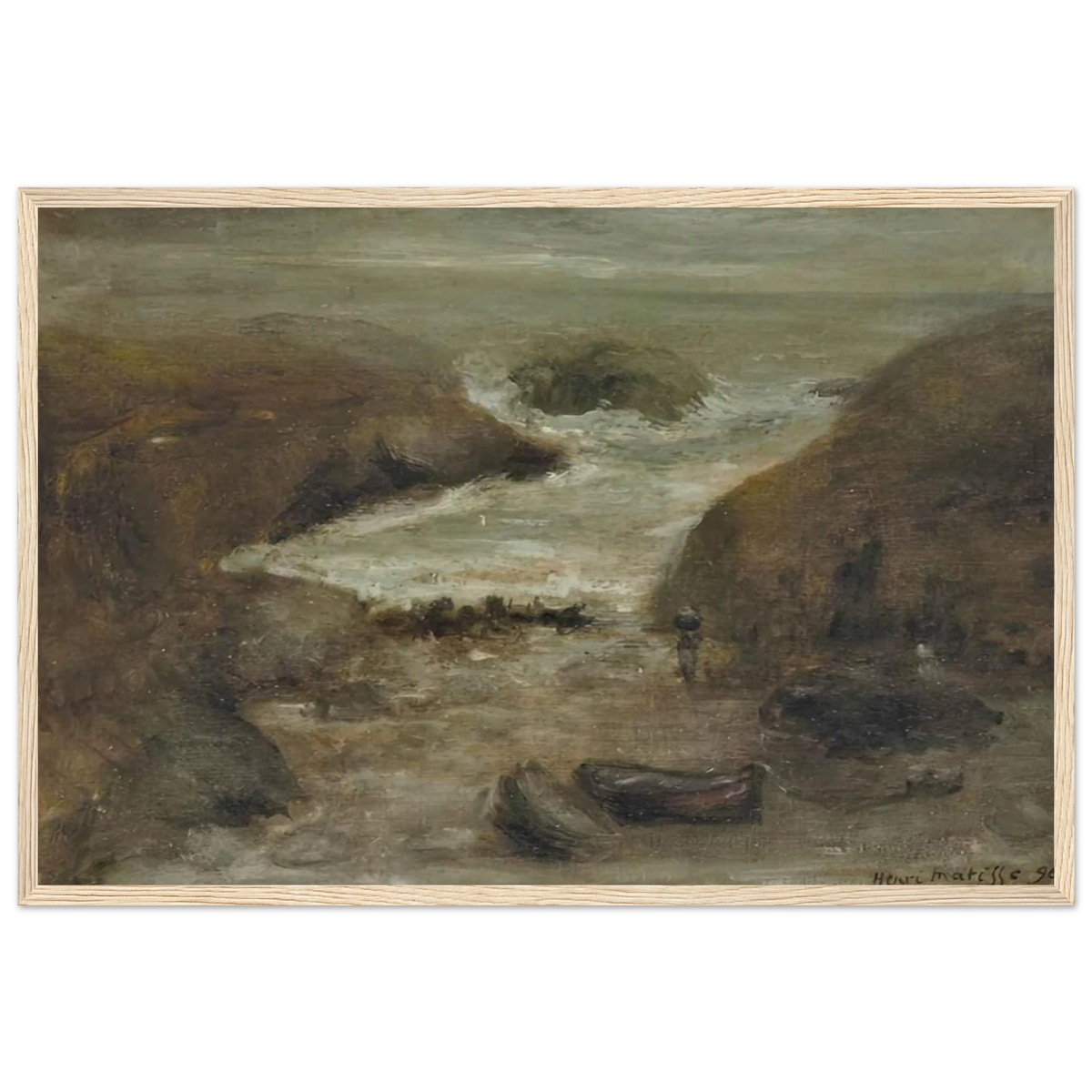 BELLE ILE 1896 1 Framed Poster | Henri Matisse Framed Prints Wall Art | Henri Matisse Print