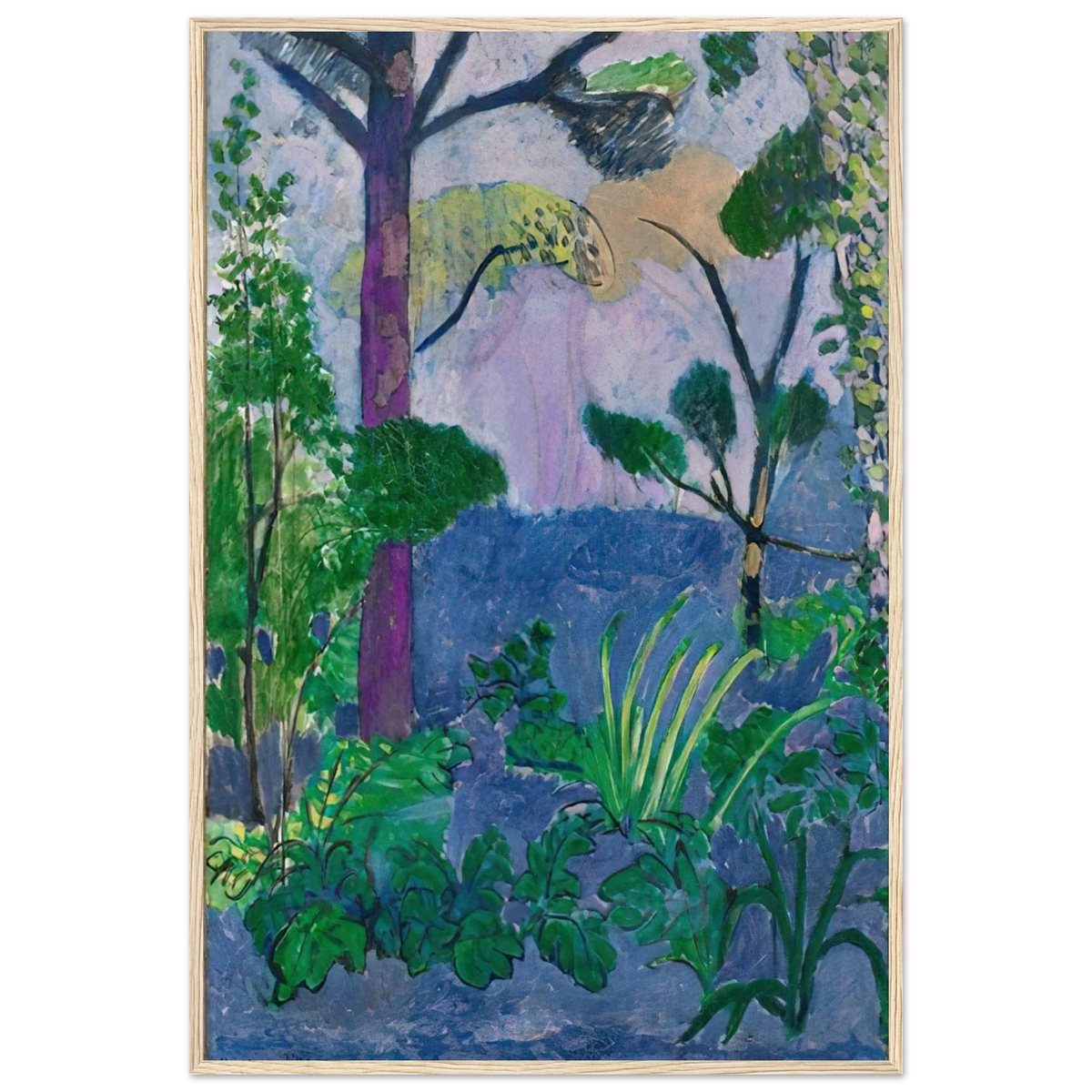 ACANTHUS MOROCCAN LANDSCAPE 1912 Framed Poster | Henri Matisse Framed Prints Wall Art | Henri Matisse Print