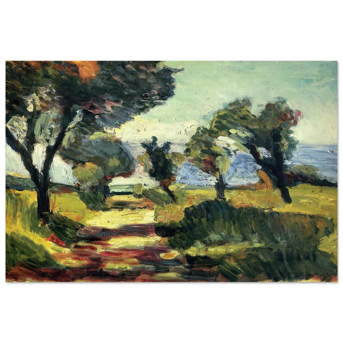 OLIVE TREES 1898 Poster | Henri Matisse Poster | Henri Matisse Print