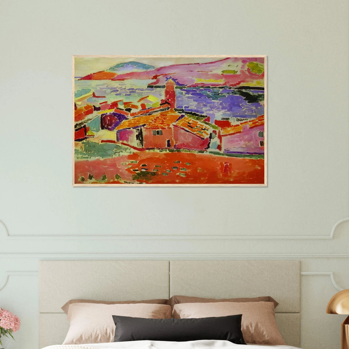 VIEW OF COLLIOURE 1 Framed Poster | Henri Matisse Framed Prints Wall Art | Henri Matisse Print