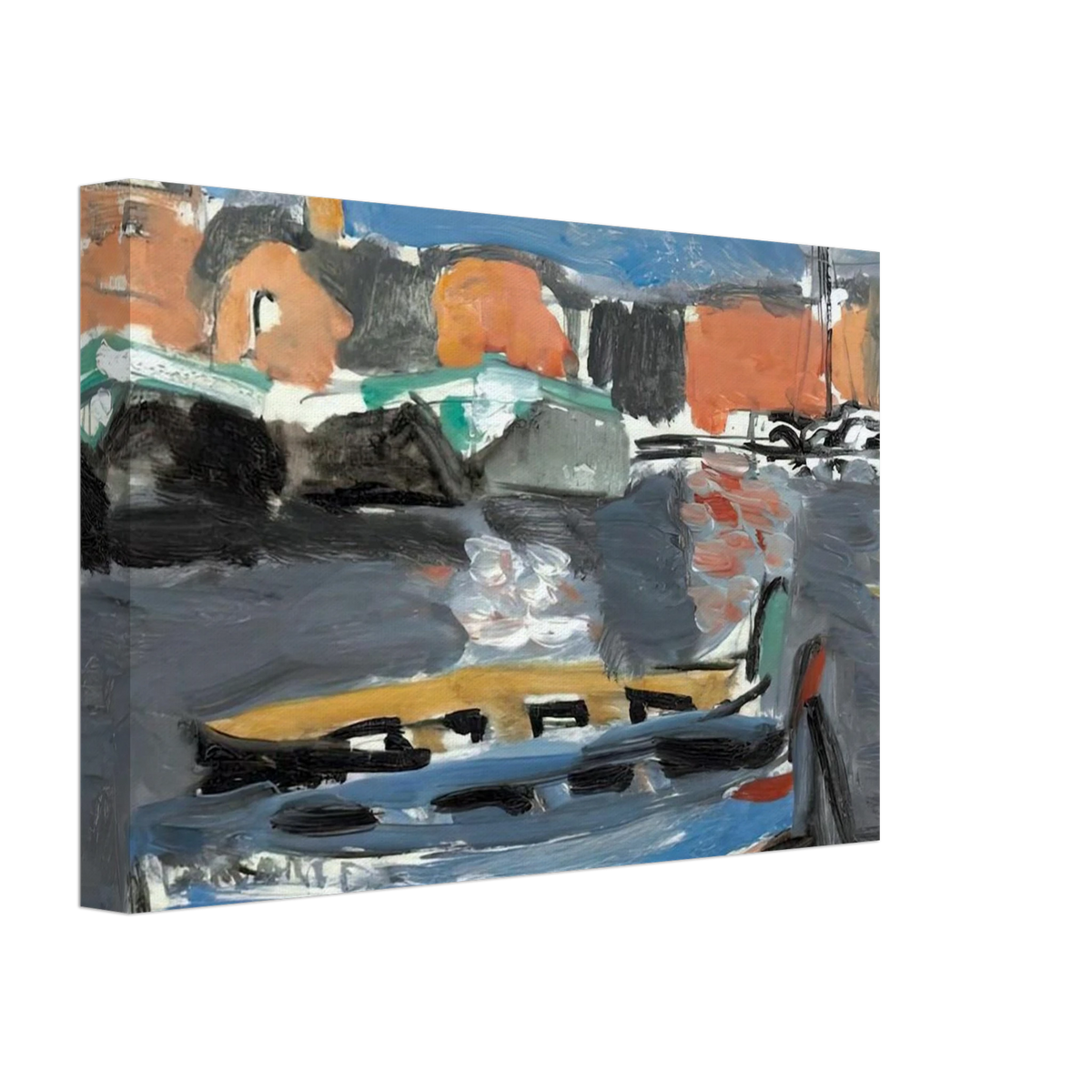 PORT DE MARSEILLE 1917 Canvas | Henri Matisse Canvas | Henri Matisse Print