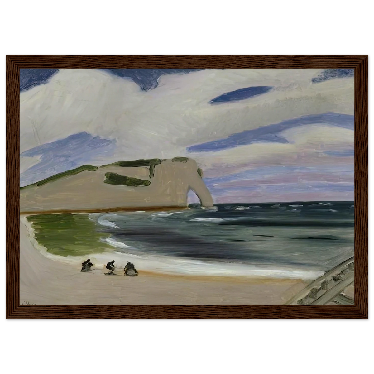 WOMEN ON THE BEACH ETRETAT 1920 Framed Poster | Henri Matisse Framed Prints Wall Art | Henri Matisse Print
