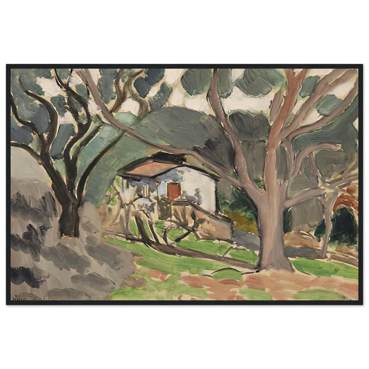 LA MAISONNETTE 1919 Framed Poster | Henri Matisse Framed Prints Wall Art | Henri Matisse Print