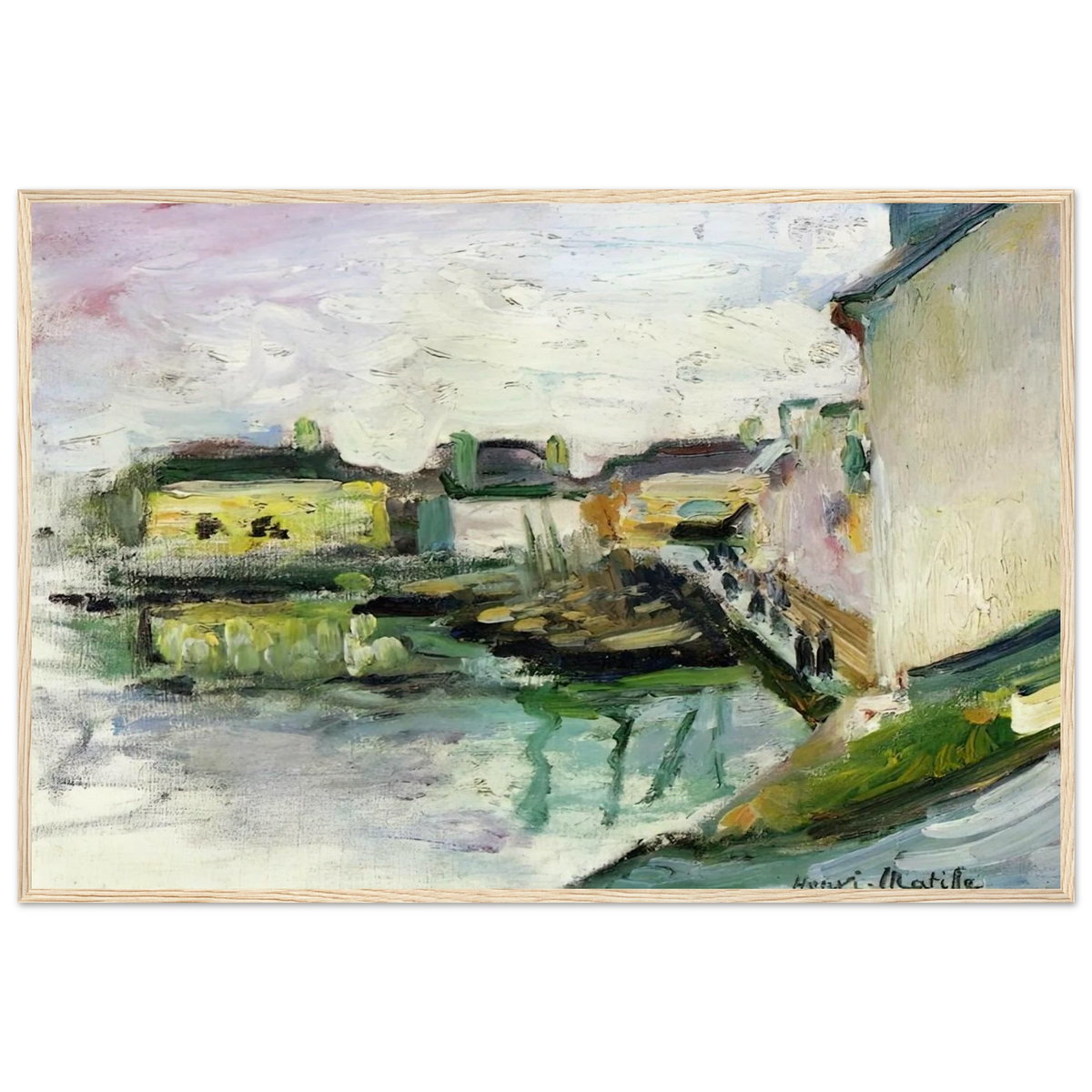 THE PORT OF PALAIS BELLE ILE 1896 Framed Poster | Henri Matisse Framed Prints Wall Art | Henri Matisse Print