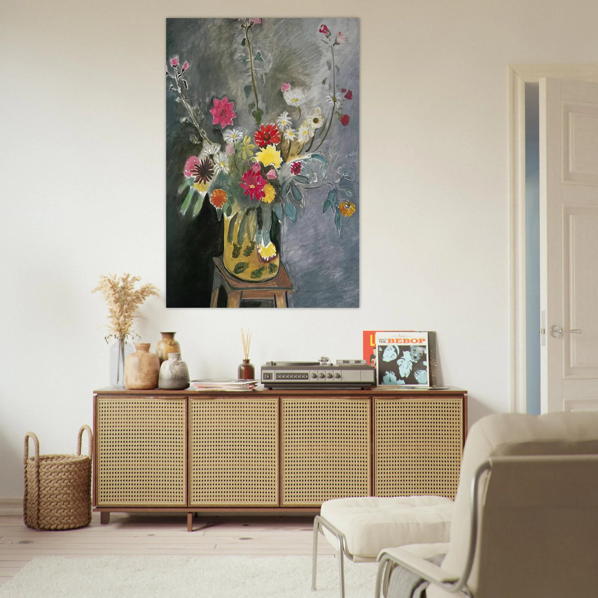 BOUQUET OF MIXED FLOWERS 1917 Poster | Henri Matisse Poster | Henri Matisse Print