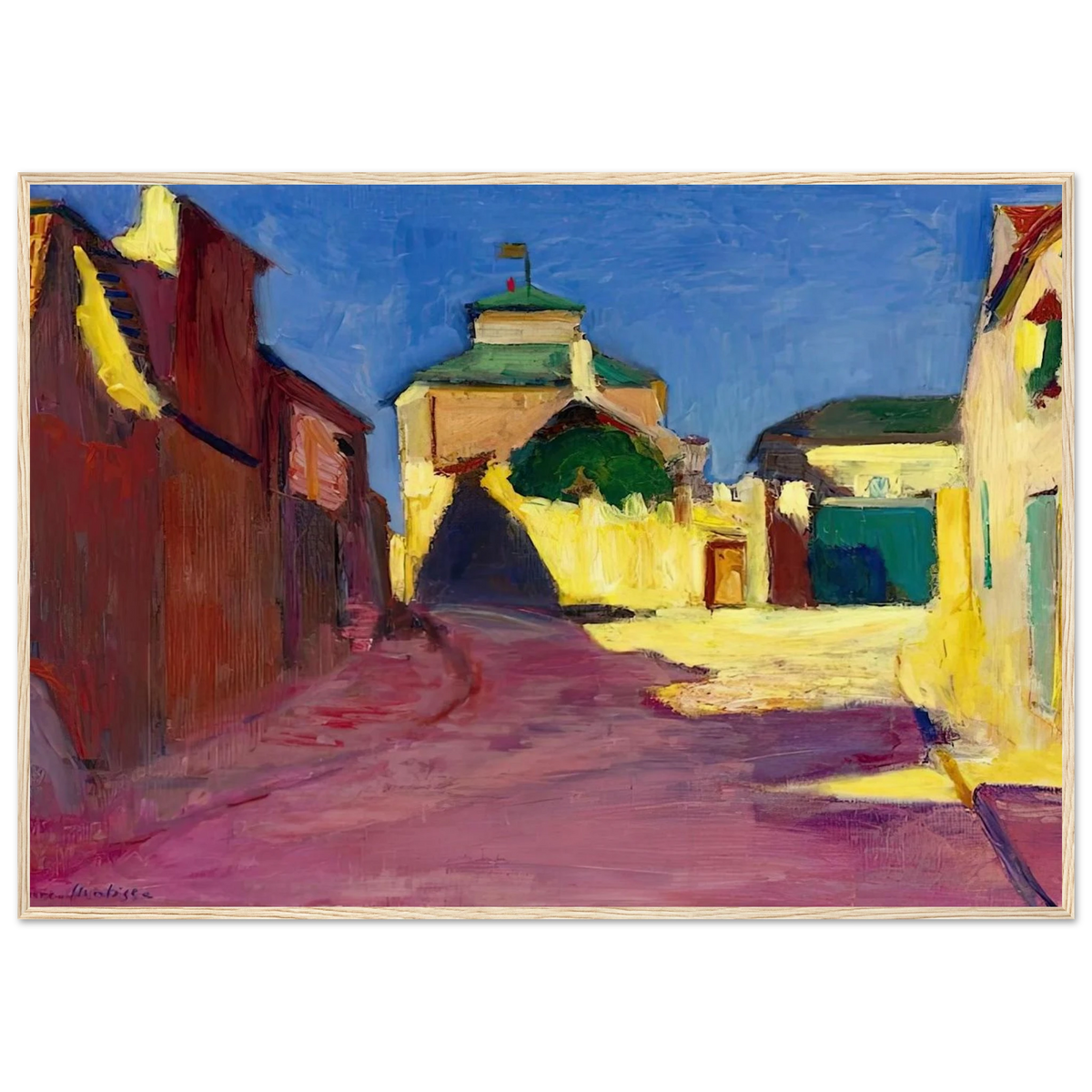 UNE RUE A ARCUEIL 1904 Framed Poster | Henri Matisse Framed Prints Wall Art | Henri Matisse Print