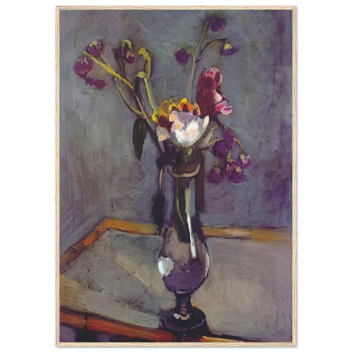 BOUQUET ON A BAMBOO TABLE 1903 Framed Poster | Henri Matisse Framed Prints Wall Art | Henri Matisse Print