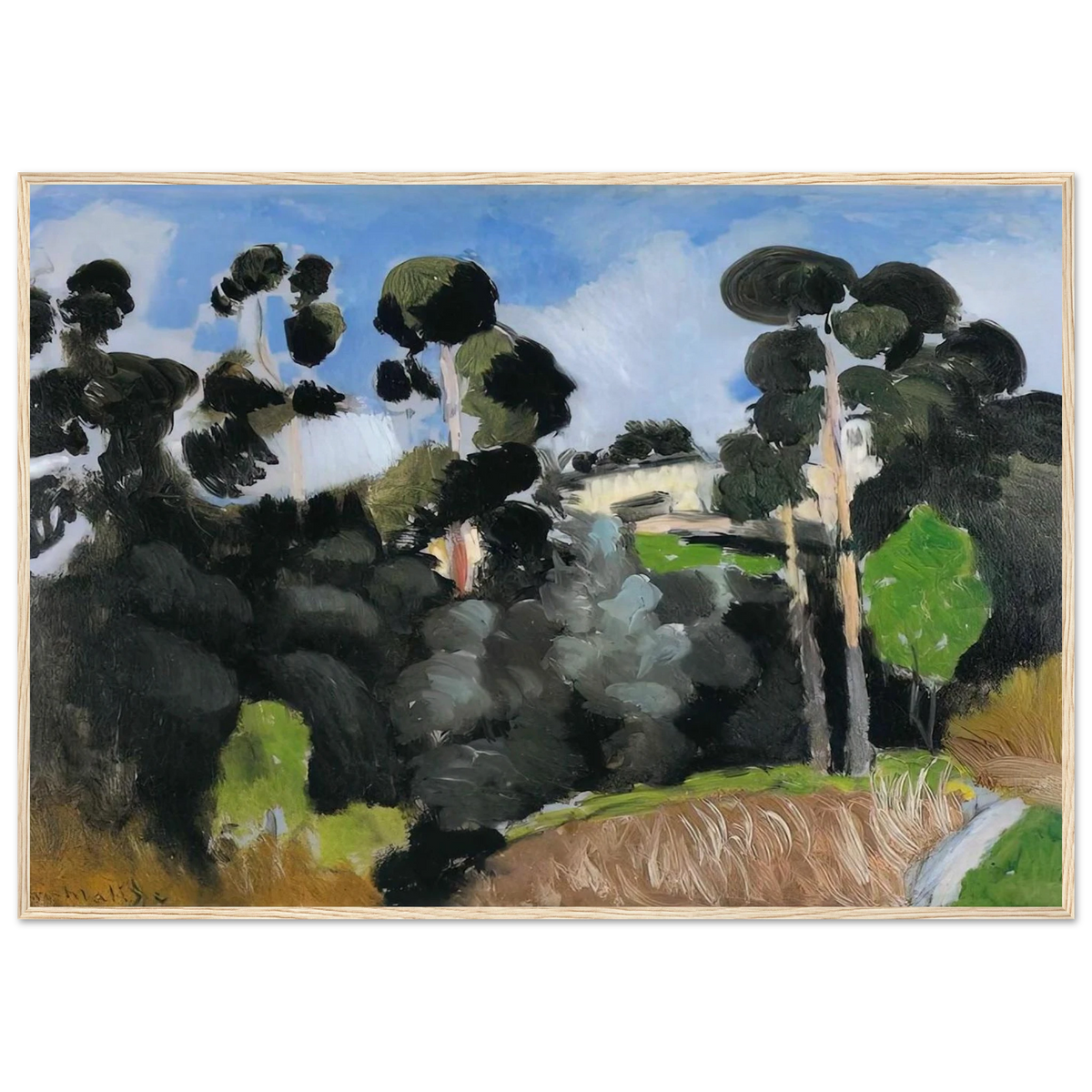 LANDSCAPE 1 Framed Poster | Henri Matisse Framed Prints Wall Art | Henri Matisse Print