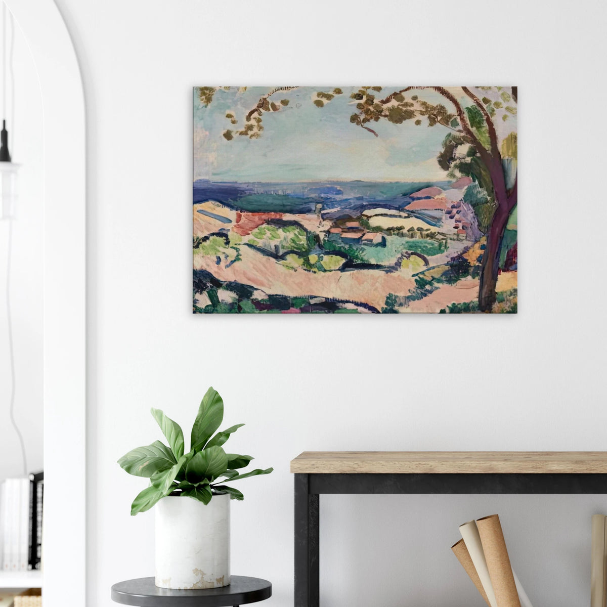 COLLIOURE LANDSCAPE 1906 Canvas | Henri Matisse Canvas | Henri Matisse Print