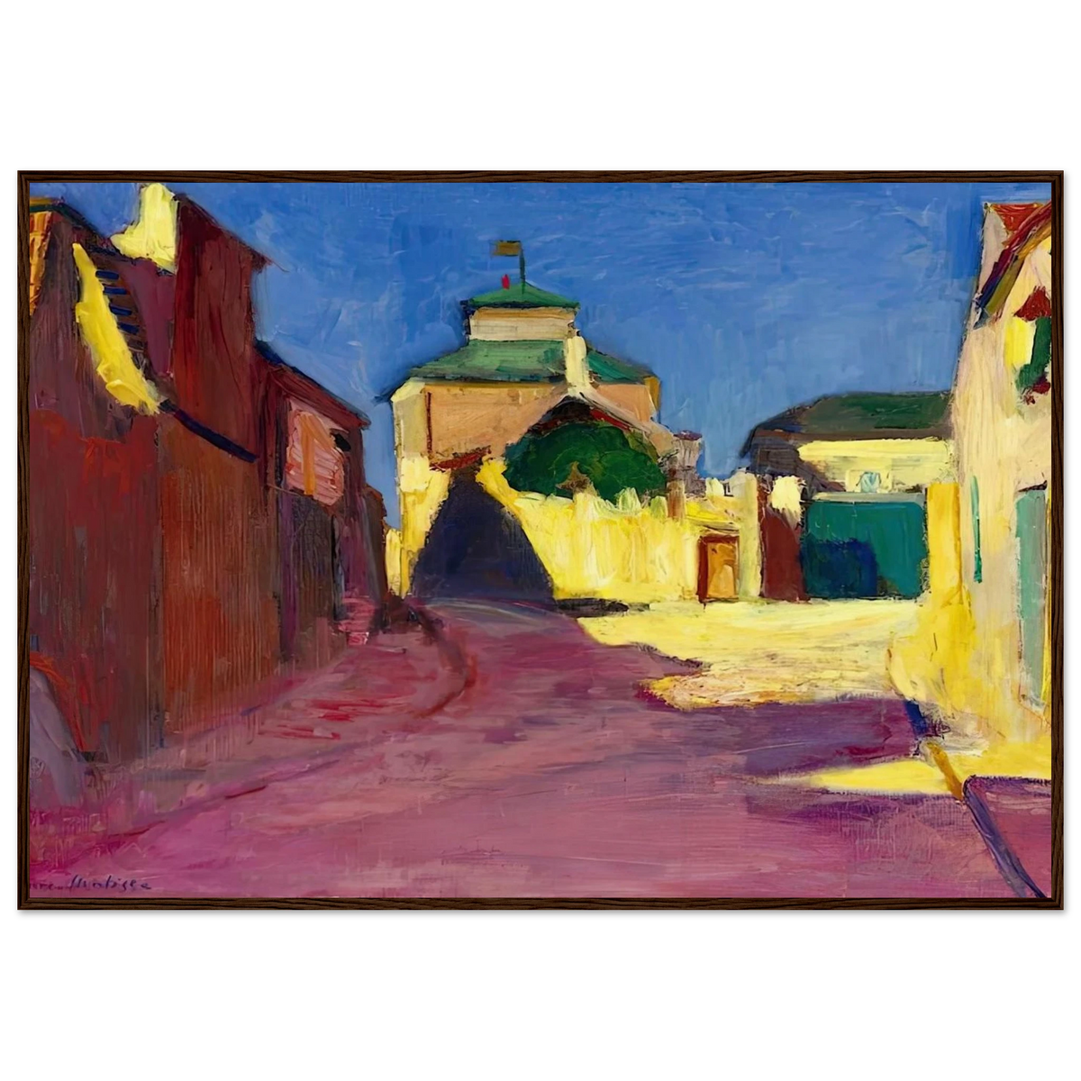 UNE RUE A ARCUEIL 1904 Framed Poster | Henri Matisse Framed Prints Wall Art | Henri Matisse Print