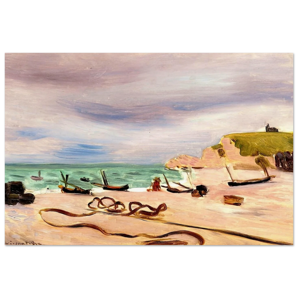 ROPES ON THE BEACH AT ETRETAT 1920 Poster | Henri Matisse Poster | Henri Matisse Print