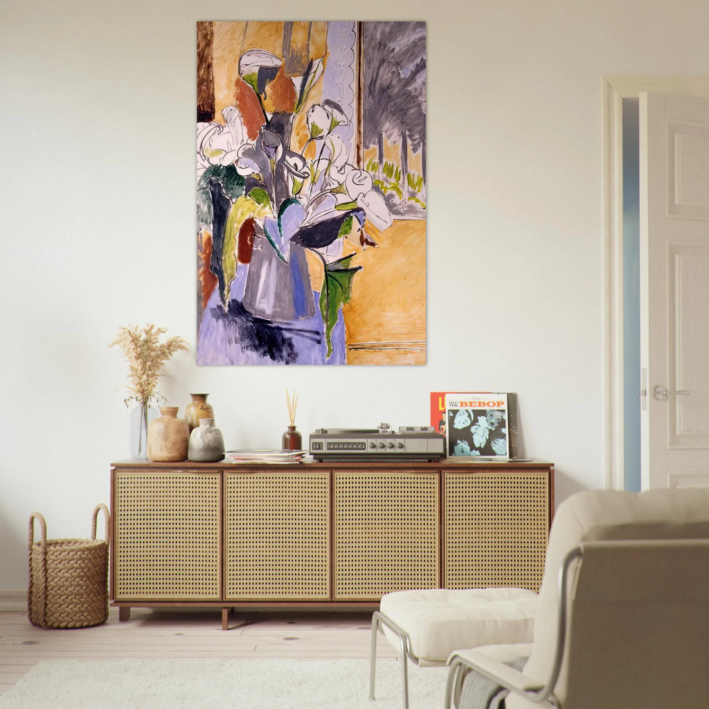 BOUQUET OF FLOWERS ON A VERANDA 1912 Poster | Henri Matisse Poster | Henri Matisse Print