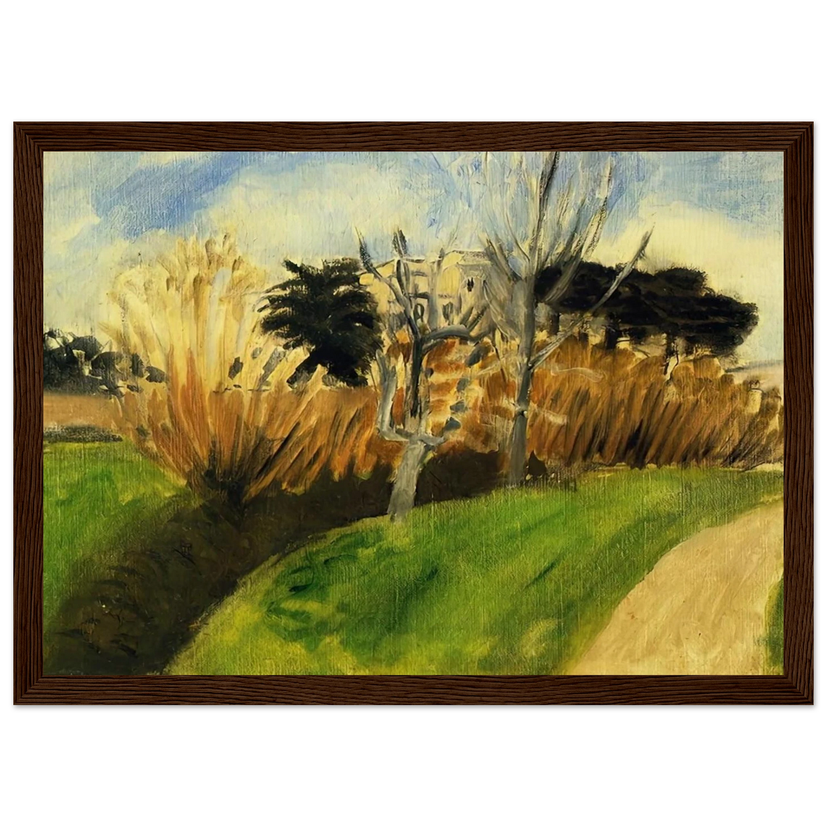 THE STREAM NEAR NICE Framed Poster | Henri Matisse Framed Prints Wall Art | Henri Matisse Print