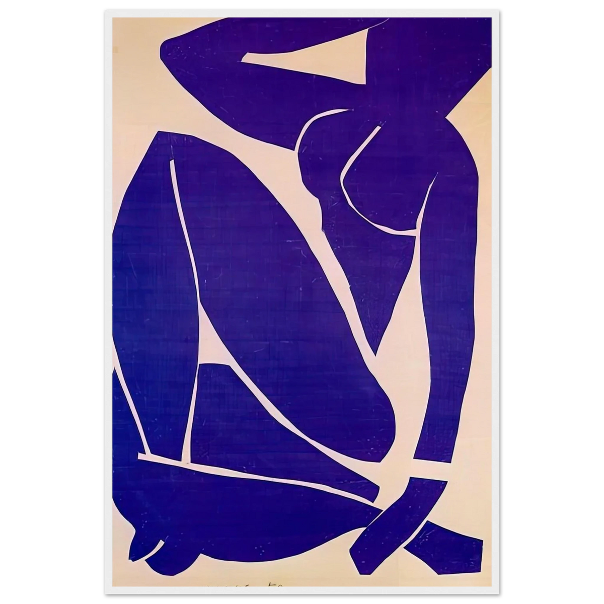 BLUE NUDE III 1952 Framed Poster | Henri Matisse Framed Prints Wall Art | Henri Matisse Print