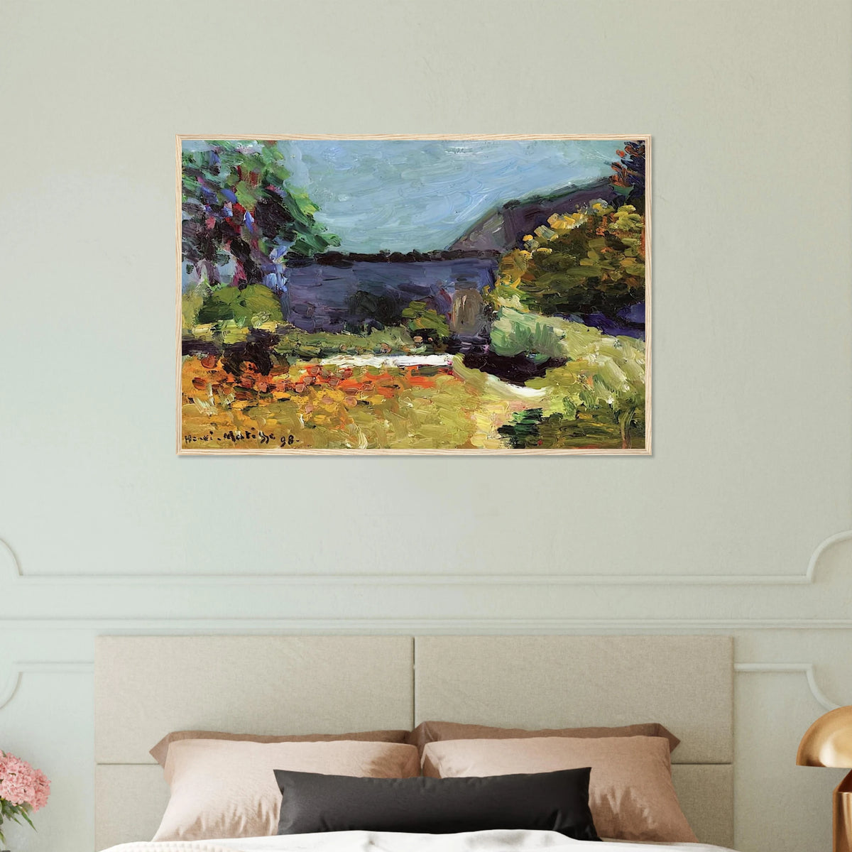 LANDSCAPE 1898 Framed Poster | Henri Matisse Framed Prints Wall Art | Henri Matisse Print