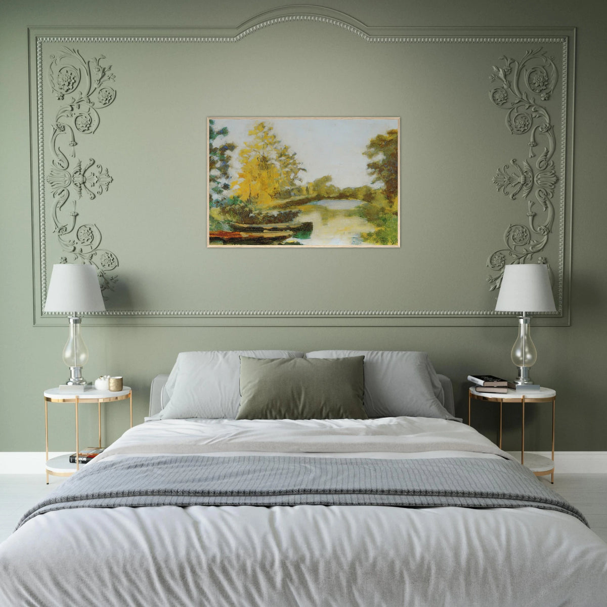 BANKS OF THE CANAL 1903 Framed Poster | Henri Matisse Framed Prints Wall Art | Henri Matisse Print