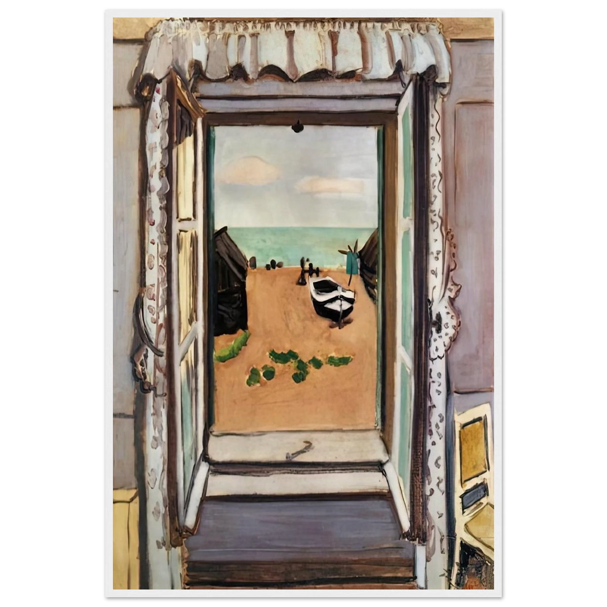 OPEN WINDOW ETRETAT 1920 Framed Poster | Henri Matisse Framed Prints Wall Art | Henri Matisse Print