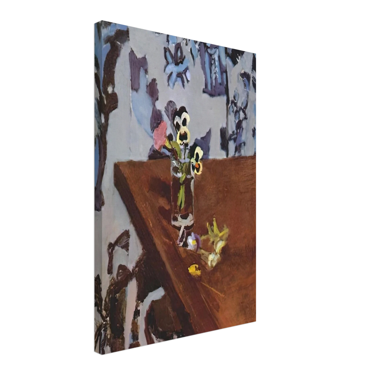 PANSIES ON A TABLE 1919 Canvas | Henri Matisse Canvas | Henri Matisse Print