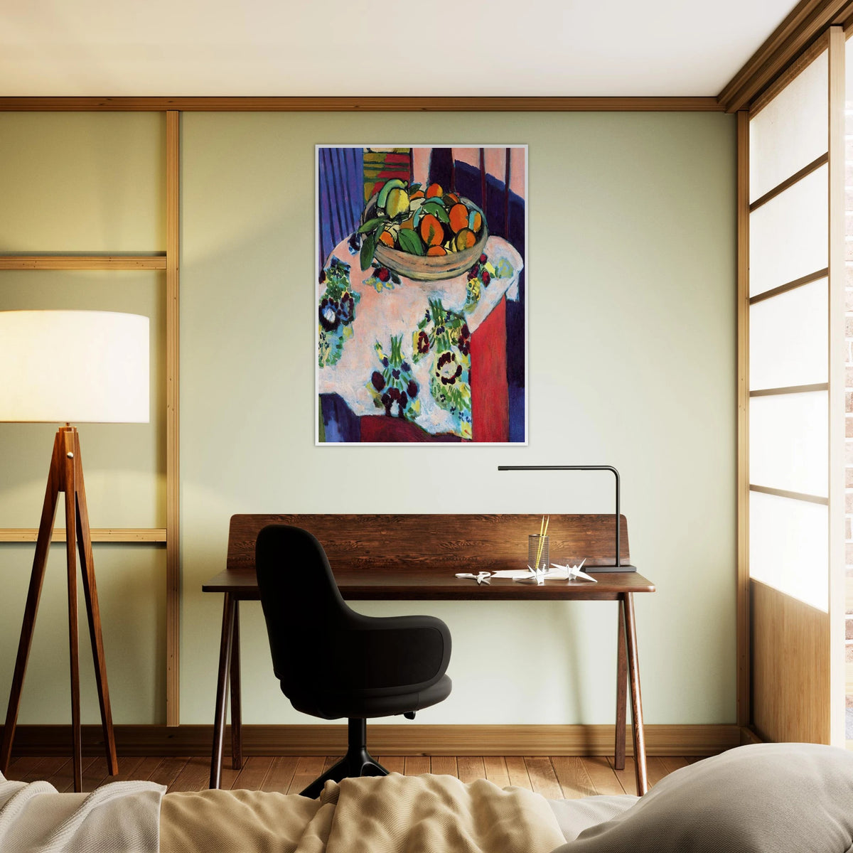 BASKET WITH ORANGES 1913 Framed Poster | Henri Matisse Framed Prints Wall Art | Henri Matisse Print