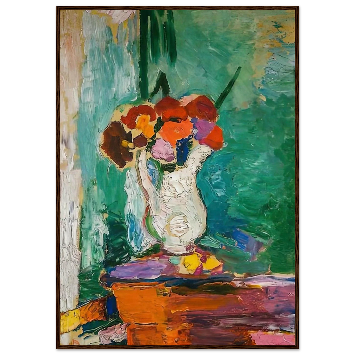 FLOWERS 1907 Framed Poster | Henri Matisse Framed Prints Wall Art | Henri Matisse Print