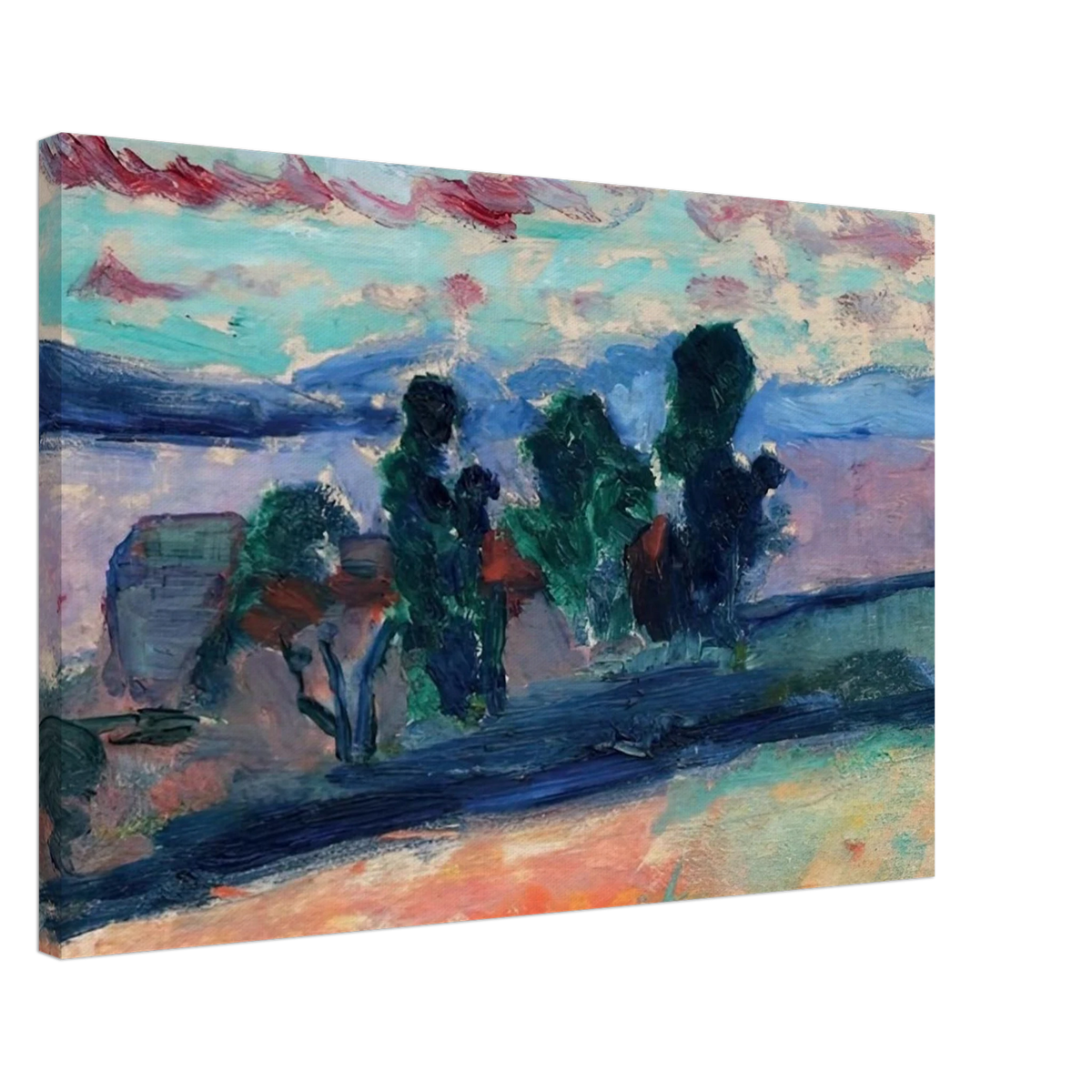 PAYSAGE DE SAINT TROPEZ AU CREPUSCULE 1904 Canvas | Henri Matisse Canvas | Henri Matisse Print