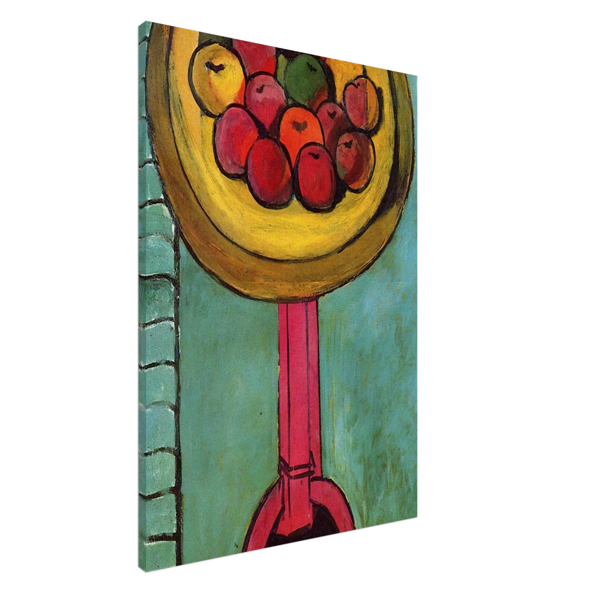 APPLES ON A TABLE GREEN BACKGROUND 1916 Canvas | Henri Matisse Canvas | Henri Matisse Print