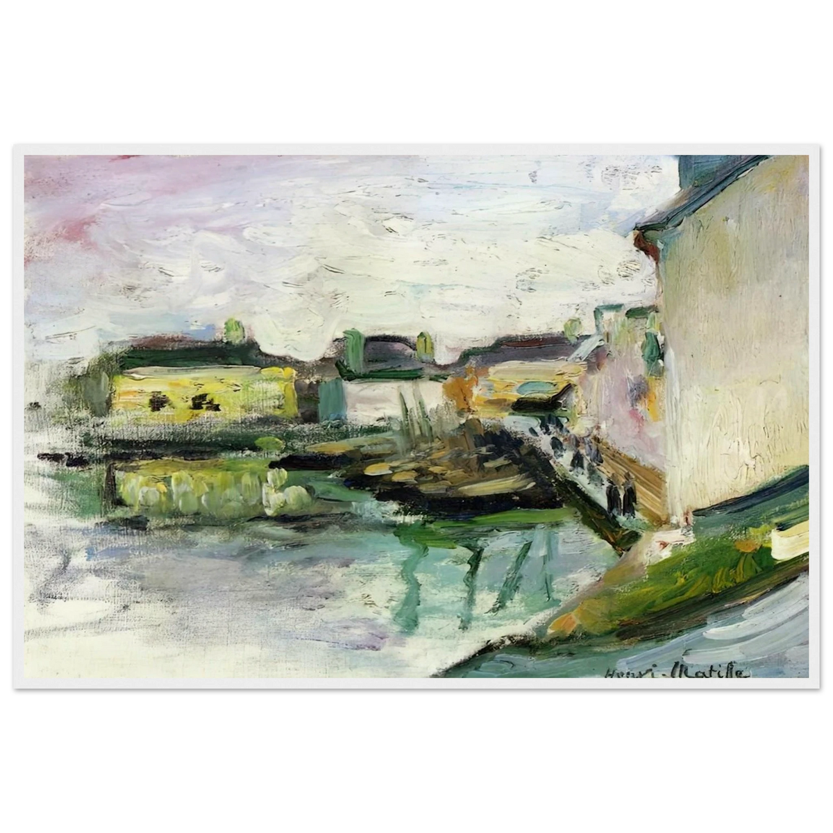 THE PORT OF PALAIS BELLE ILE 1896 Framed Poster | Henri Matisse Framed Prints Wall Art | Henri Matisse Print