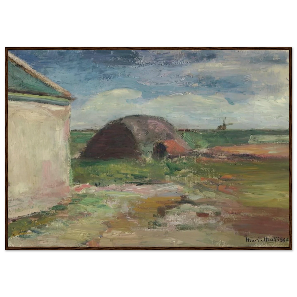 PAYSAGE DE BRETAGNE 1896 Framed Poster | Henri Matisse Framed Prints Wall Art | Henri Matisse Print