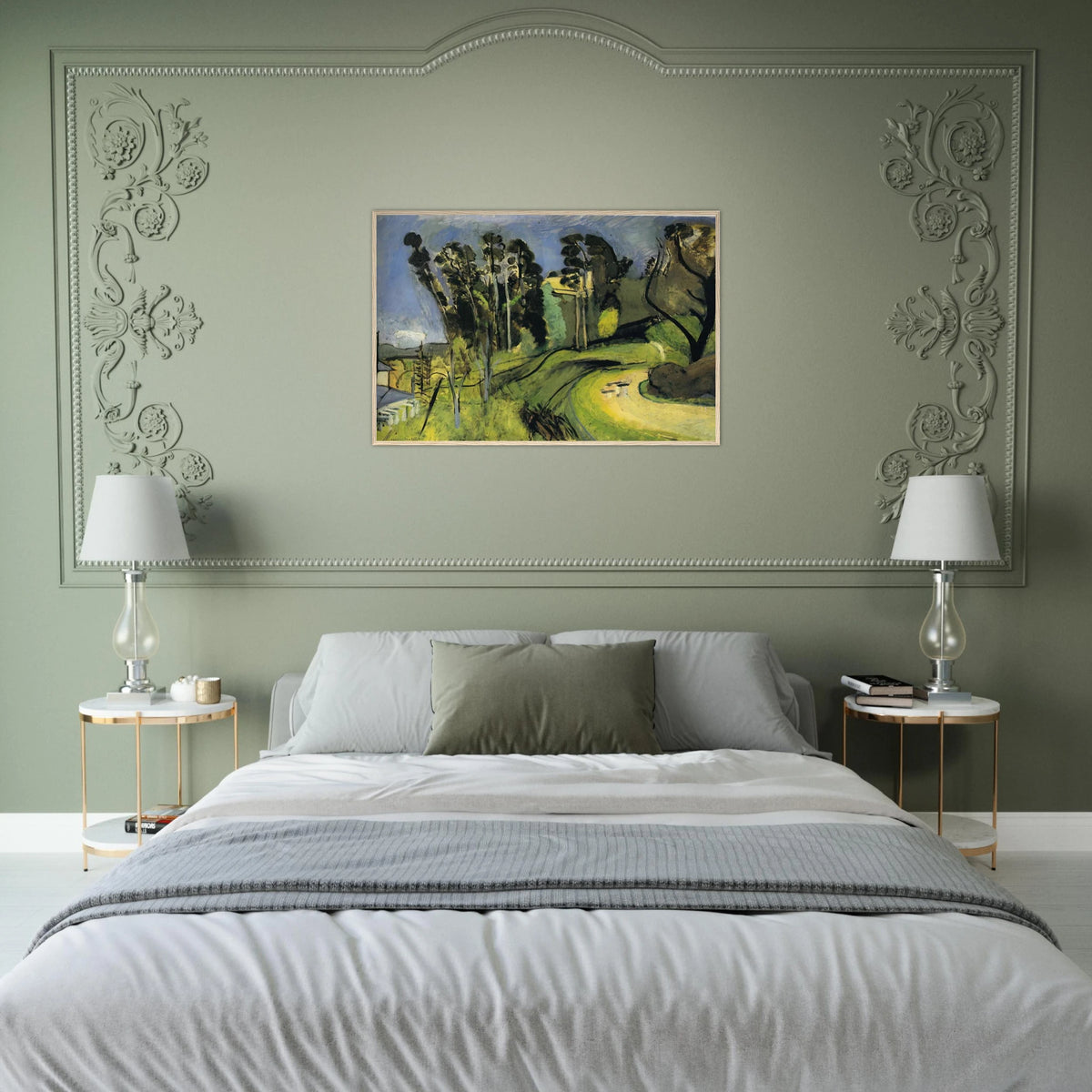 MONTALBAN LANDSCAPE 1918 Framed Poster | Henri Matisse Framed Prints Wall Art | Henri Matisse Print