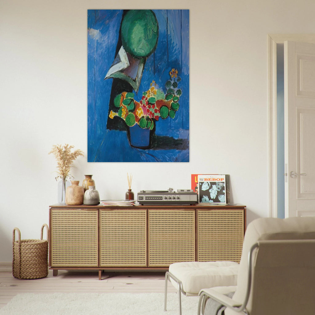 FLOWERS AND CERAMIC PLATE 1913 Poster | Henri Matisse Poster | Henri Matisse Print