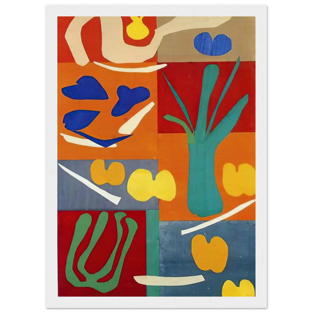 VEGETABLES 1952 Framed Poster | Henri Matisse Framed Prints Wall Art | Henri Matisse Print